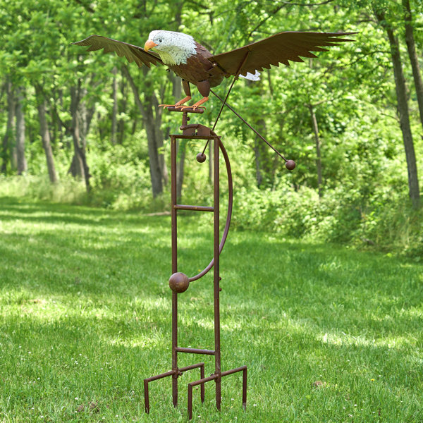 ZaerLtdInternational Flying Eagle Garden Stake Wayfair